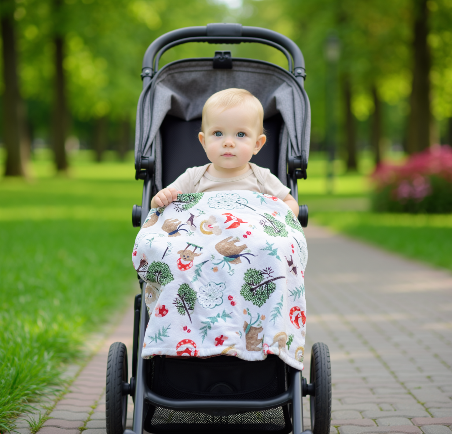 Newborn Baby Blanket | Midland & Foxes