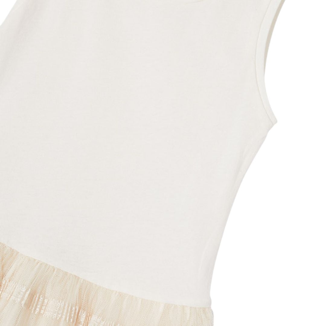 Sweater Dress with Tulle Skirt for Toddler