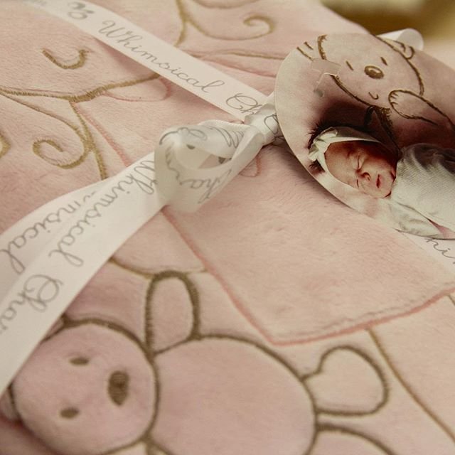Doll Embroidered Baby Blanket for Newborn