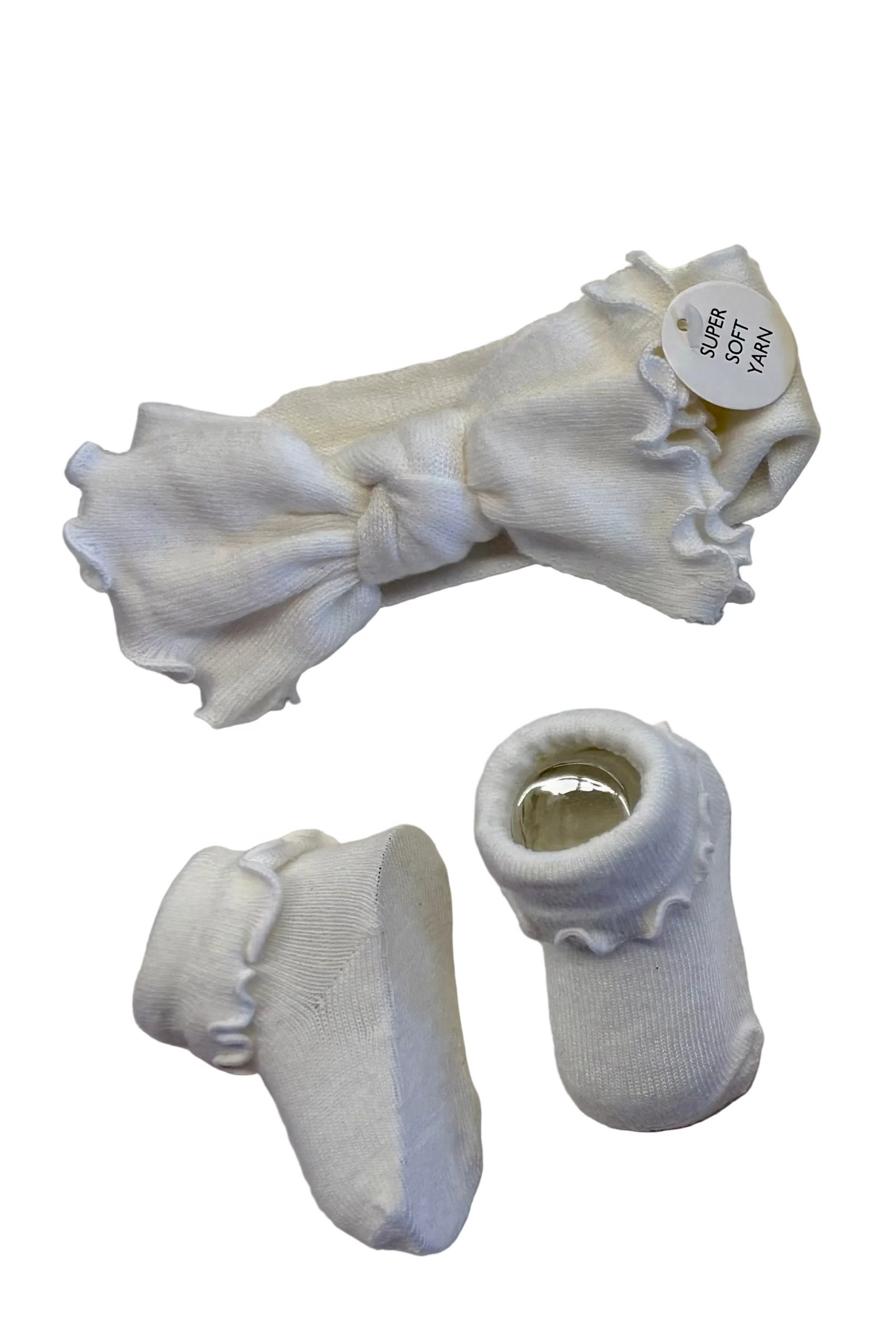 Headband and Socks Set for Baby Girl