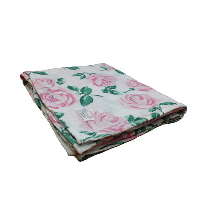 Newborn, Stroller, or Breastfeeding Swaddle Blanket in Rose Print