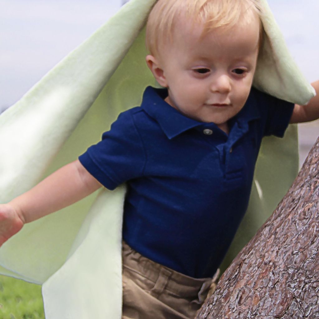 Bear Embroidered Blanket for Stroller