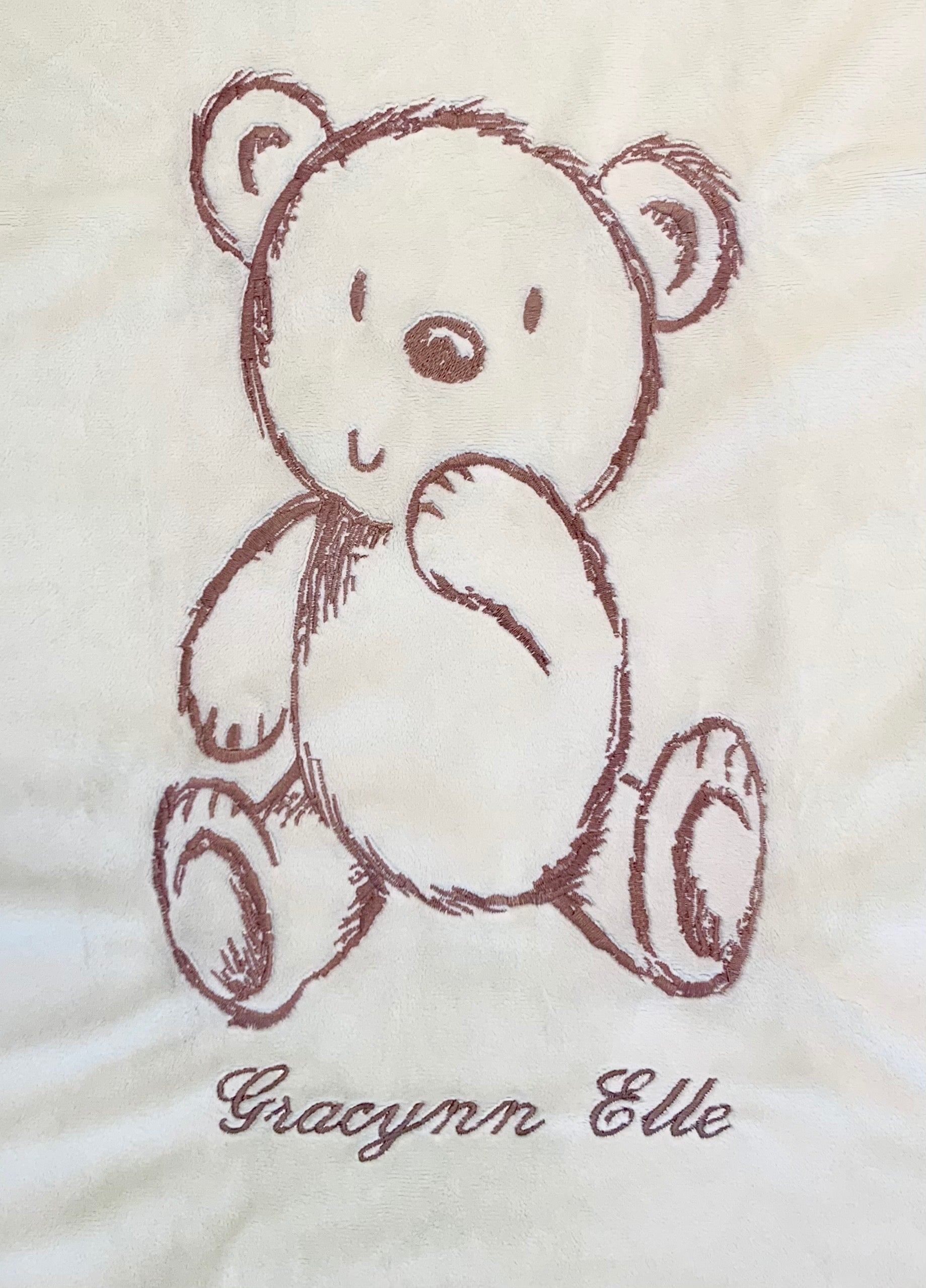Baby Blanket | Lion Embroidered