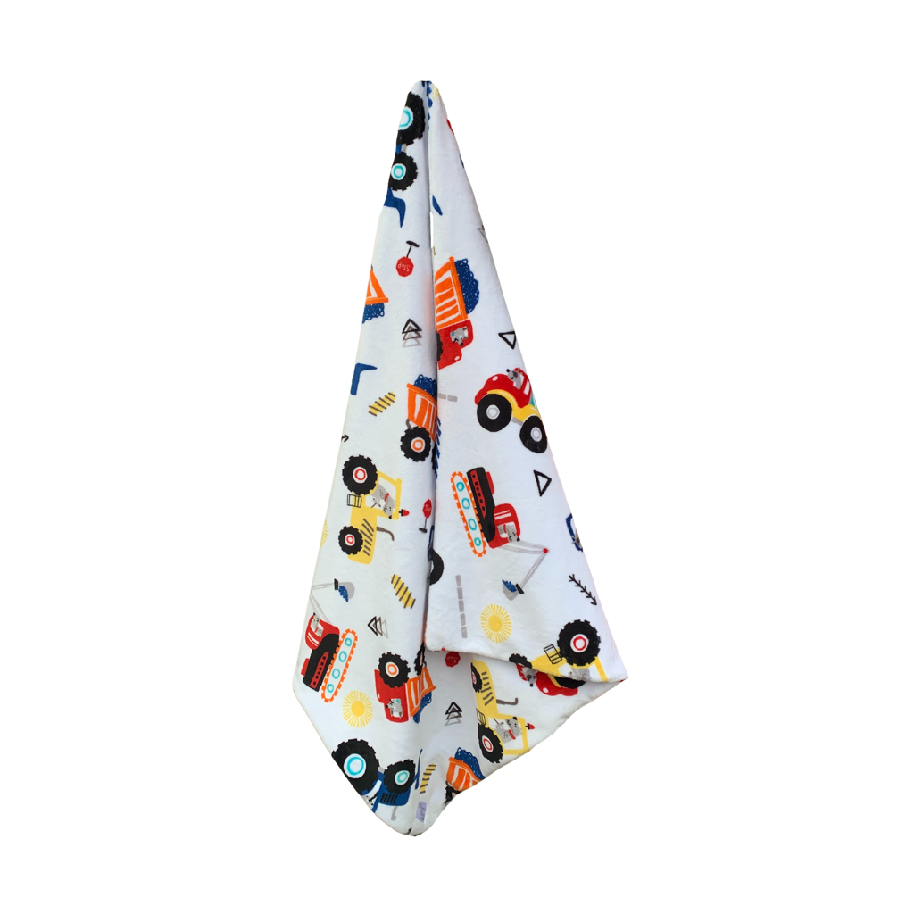 Newborn Baby Blanket | Tractor Truck